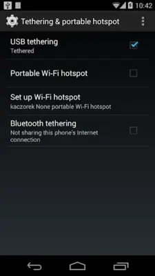 USB Tethering android App screenshot 0